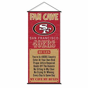 San Francisco 49ers Man Cave Fan Banner