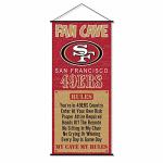 San Francisco 49ers Man Cave Fan Banner