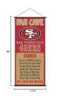 San Francisco 49ers Man Cave Fan Banner