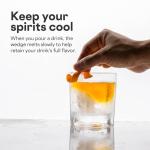Corkcicle Whiskey Wedge - Stylish Ice Mold Glass