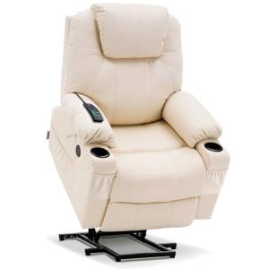 MCombo Heated Massage Recliner Chair with USB Ports