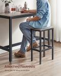 VASAGLE Industrial Bar Table Set with Stools