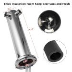 Stainless Steel Dual Tap Kegerator Beer Dispenser