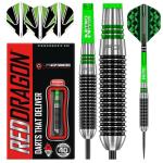 Red Dragon Titan Tungsten Darts Set with Flights