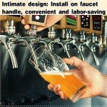 6 Piece Wooden Chalkboard Beer Tap Handle Set