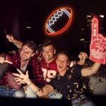 Football Neon Wall Sign for Man Cave Decor
