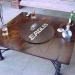 Philadelphia Eagles Wooden Lazy Susan - 18" Turntable