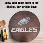 Philadelphia Eagles Wooden Lazy Susan - 18" Turntable