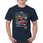Ford Falcon Retro Muscle Car Graphic Tee - Navy