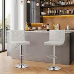 Modern Adjustable Bar Stools Set of 2