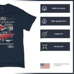 Ford Falcon Retro Muscle Car Graphic Tee - Navy