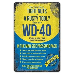 Rustic Metal Sign for Man Cave Décor 8x12