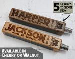 Personalized Beer Tap Handle with Chalkboard – Custom Engraved