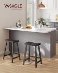 VASAGLE Industrial Bar Stools – Set of 2