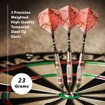 Fat Cat Pink Camo Steel Tip Darts Set
