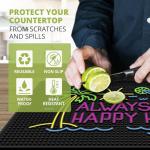 Always Happy Hour Tiki Bar Mat - 18x12
