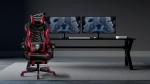 Vonesse High Back Gaming Chair with Footrest