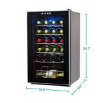 BLACK+DECKER Wine Cellar with Gray Door Accent