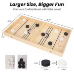 16-Inch Wooden Sling Puck Game for Families