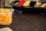 San Jamar Interlocking Bar Service Mat, Black