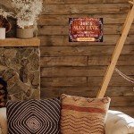 Custom Rustic Man Cave Sign - 10x14 Inches