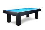 Sleek Ebony 8FT Slate Billiard Pool Table