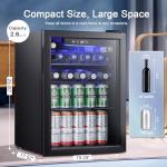 Mini Fridge for Beverages and Wine – 100 Can