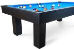 Sleek Ebony 8FT Slate Billiard Pool Table