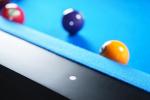 Sleek Ebony 8FT Slate Billiard Pool Table