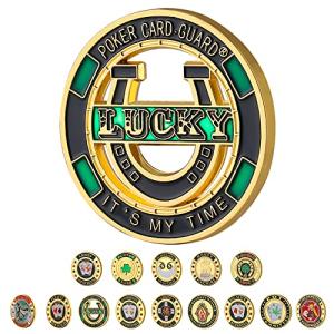 Lucky Horseshoe Poker Guard and Chip Set