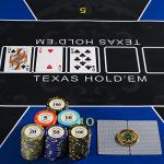 Lucky Horseshoe Poker Guard and Chip Set