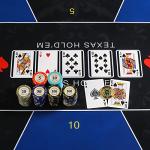 Lucky Horseshoe Poker Guard and Chip Set