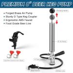 8" Stainless Steel Keg Tap Pump for Parties