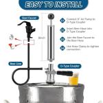 8" Stainless Steel Keg Tap Pump for Parties