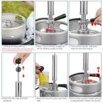 8" Stainless Steel Keg Tap Pump for Parties