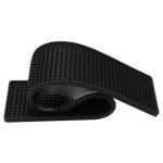 5 Pack Black Rubber Bar Mats for Drinks