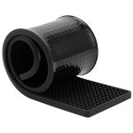 5 Pack Black Rubber Bar Mats for Drinks
