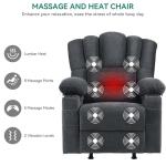 YITAHOME Oversized Massage Rocker Recliner Chair
