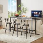 Elevon Industrial Bar Table Set with Stools