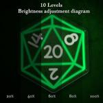 Neon Dice Sign for Game Room Decor