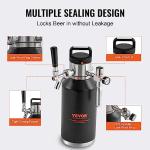64Oz Stainless Steel Beer Growler Tap System