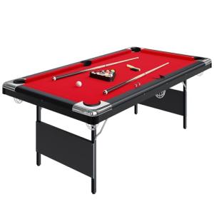 7FT Portable Folding Pool Table Set for Fun