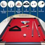 7FT Portable Folding Pool Table Set for Fun
