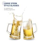 Bormioli Rocco 4-Pack Heavy Beer Mugs
