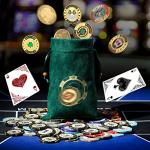 LuluCircle Poker Guard with Plastic Case