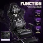 Big and Tall Gaming Chair with Footrest