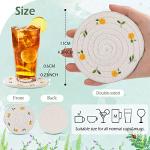 Handmade Braided Drink Coaster Set - 4 Pieces