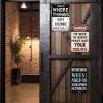 Funny Garage Metal Sign for Man Cave Decor