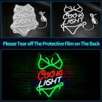 Green LED Neon Beer Sign for Man Cave