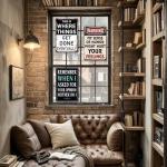 Funny Garage Metal Sign for Man Cave Decor